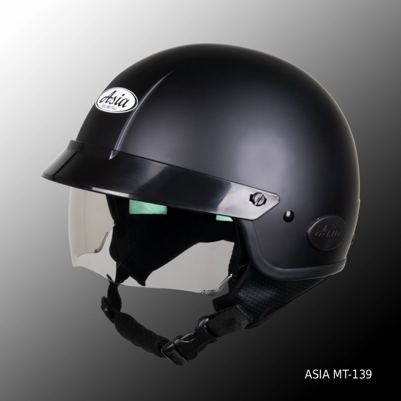 Mũ bảo hiểm nửa đầu có kính âm Asia MT - 139