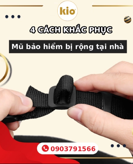 4 Cách khắc phục mũ bảo hiểm bị rộng tại nhà đơn giản