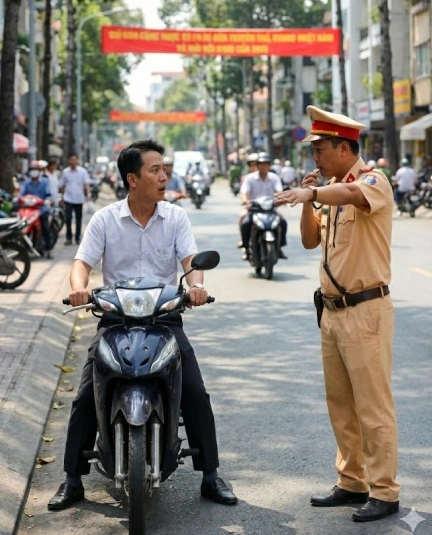 Không đội mũ bảo hiểm bị phạt bao nhiêu tiền