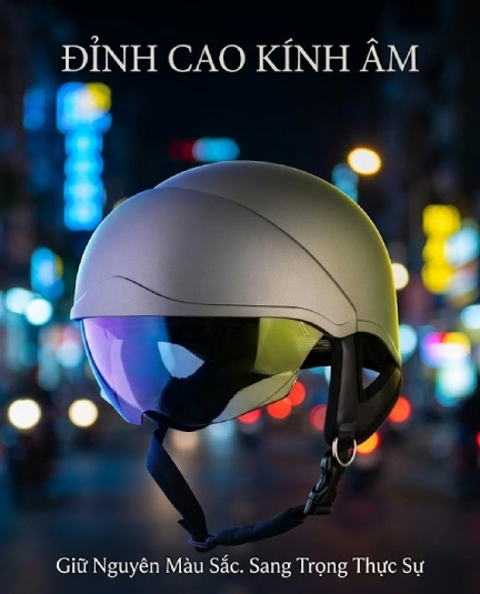 Top 7 mũ bảo hiểm 1/2 kính âm tốt nhất hiện nay