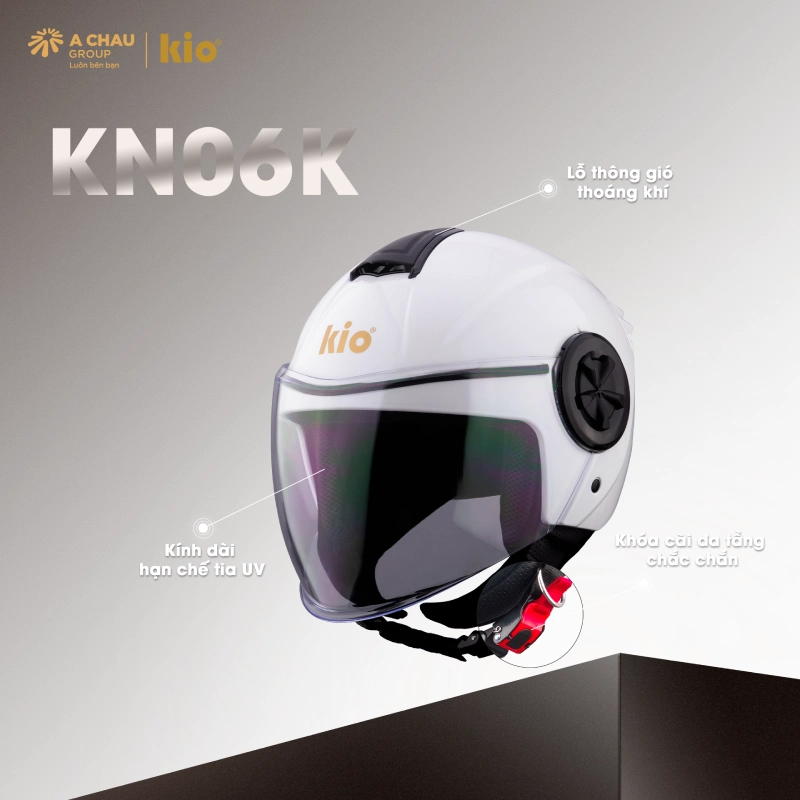 Các loại nón bảo hiểm - mũ 3/4