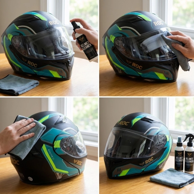 Cách vệ sinh khử mùi nón bảo hiểm