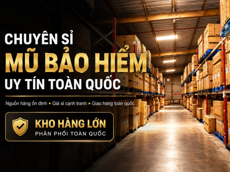 KiO Helmet – Chuyên bán sỉ mũ bảo hiểm giá sỉ tphcm