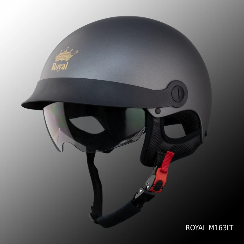 Nón bảo hiểm nửa đầu kính âm M163LT