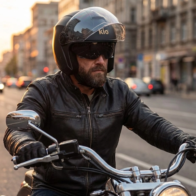 Mũ bảo hiểm 3/4 có kính nam là gì?