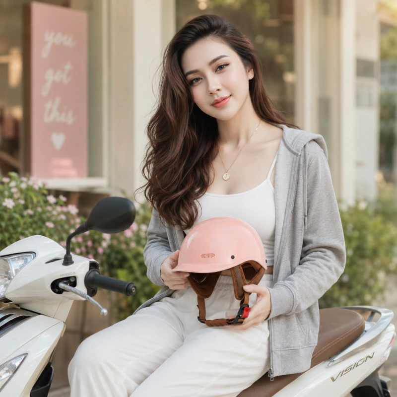 Mũ bảo hiểm lưỡi trai nữ Royal M39