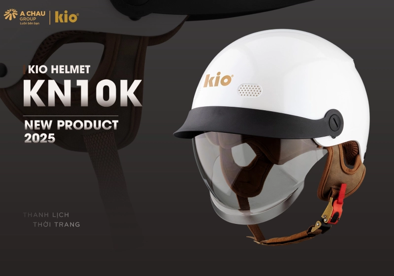 Mũ bảo hiểm nào tốt - Nón bảo hiểm KiO KN10K
