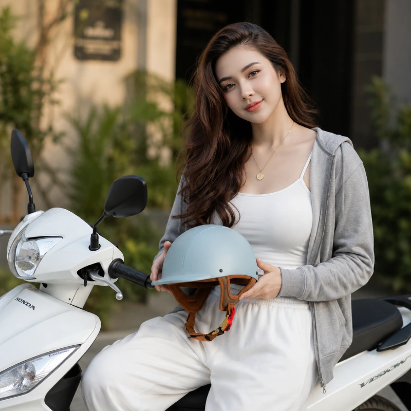 Mũ bảo hiểm lưỡi trai nữ Royal M88